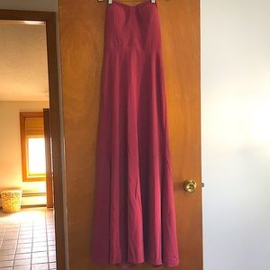 Elegant mauve Jenny Yoo maxi dress